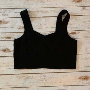 NWT - H&M Sweatheart Crop Top